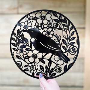 Home Decor: Floral Tui Round Wall Décor