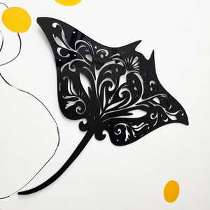Home Decor: Filigree Manta Ray Wall Art
