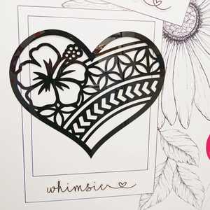 Polynesian Heart Decor