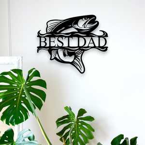 Family Name Decor: Personalised Trout Wall Art