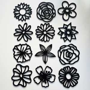 Flowers Wall Art Set