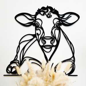 Nz Decor: Line Art Cow Décor