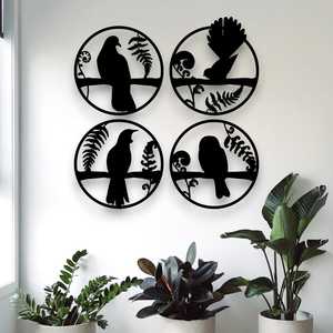 Wall Art Sets: Four Piece NZ Bird Set