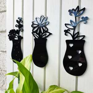Mini Vase Plants Wall Art Set