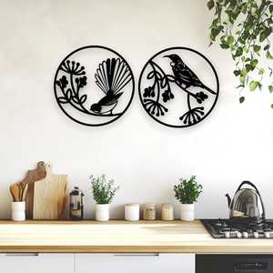 Wall Art Sets: Fantail & Tui Wall Art Set