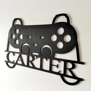 Child Bedroom Ideas: Personalised Gamer Name Wall Art