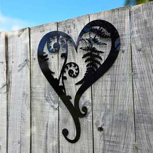 Hearts Home Decor: Fern & Koru Heart Wall Art