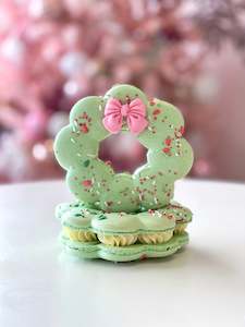 Sweet Treats: Christmas Macaron Wreath
