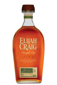 Elijah Craig Straight Ry Whiskey 47% 700ml