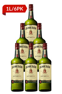 Jameson Irish Whiskey 1L 6 Pack Deal
