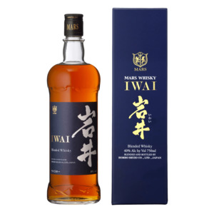 Japanese Whiskey: Mars IWAI Japanese Whisky 750ml - Blue Box