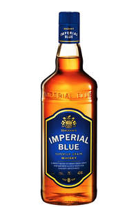 Indian Whiskey: Imperial Blue Whisky 42.8%  750ml