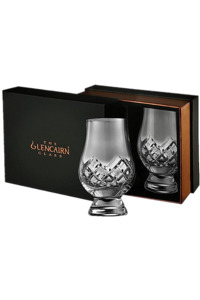 Glencairn Glass Cut Crystal Nosing Glasses Twin Pack - 1 Set