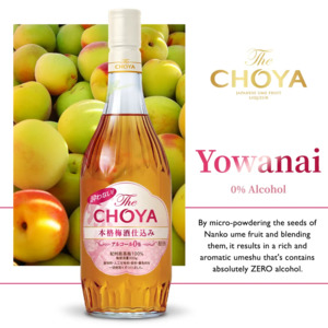 Choya Yowanai 0% Ume Fruit 700ml