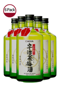 Choya Uji Green Tea Umeshu 720ml 6 Pack 宇治抹茶俏雅绿茶梅酒