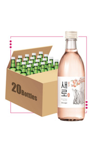Chum Churum Zero Sugar Apricot Soju 12%  375ml 20 Pack - Full Case Deal