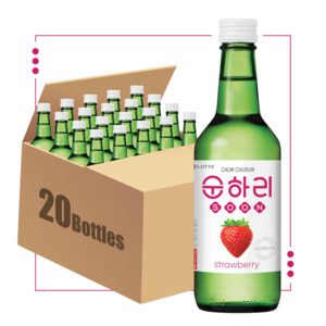 Chum Churum Strawberry Soju 12% 360ml 20 Pack - Full Case Deal