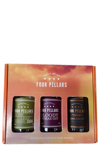 Four Pillars Gin Gift Set 3*200ml (Olive Leaf*Bloody Shiraz*Rare Dry) --Orange Box