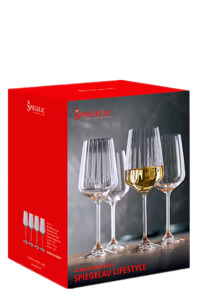 Spiegelau Lifestyle White Wine Glass 440ml 4 Pack Set