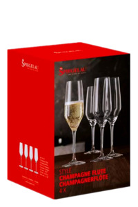 Glassware: Spiegelau Style Champagne Flute 240ml 4 Pack set