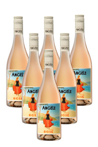 Wine: La Belle Angèle Rose 2023 750ml 6pk - France