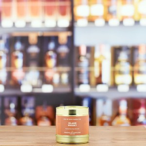 Isle of Skye Candle Island Whisky Tavel Container