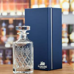 Glencairn 'Skye' Square Cut Crystal Decanter