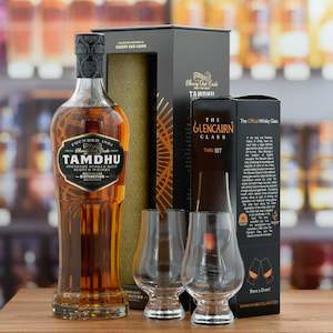 Tamdhu: Tamdhu Distinction with Whisky Glasses