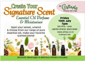 Aromatherapy: Create Your Signature Scent- Workshop