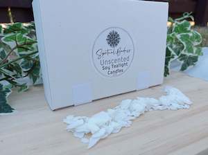 Aromatherapy: Unscented Soy Tealight Candles