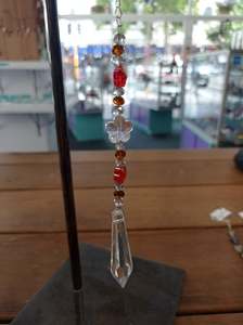 Prism Sun Catchers: Orange and gold Point Sun Catcher