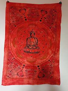 Tapestries: Orange Thai Buddha Tapestry