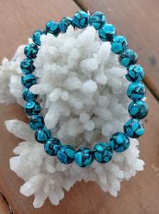 Jewellery: Blue Marble Bracelet