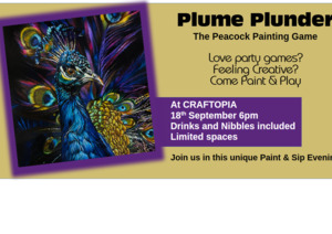 Workshops Events: Plume Plunder- The Peacock Painting Game