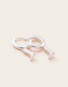 Earrings: Trailblazer dainty boot Huggies