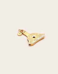 Heritage Floral Whistle Pendant Gold