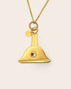 High Country Stainless Steel Shepherd Whistle Necklace | Chain Edition Gold Plated