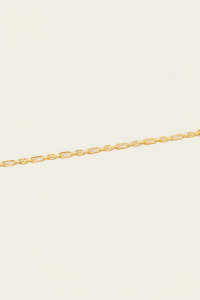 Heritage Mix Link Chain Necklace Gold Plated