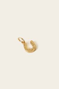 Good As Gold: Heritage Horse Shoe Charm Gold Plated