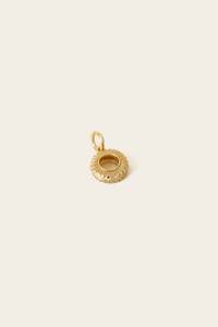 Heritage tyre Charm Gold Plated