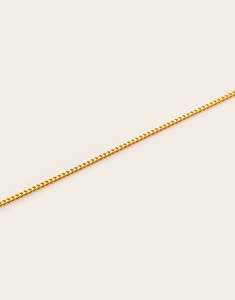 Curb Chain Necklace Gold Plated