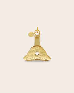 Pendant: Heritage Horse Shoe Whistle Pendant  Medium Gold Plated