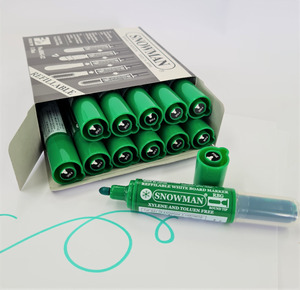Whiteboard Markers - Refillable - Round Tip - 4 Colour Choices - Box Price (12 P&hellip;