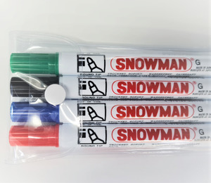 Products: Round Tip Whiteboard Markers - 4 Pack