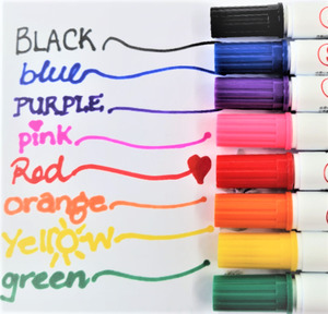 Products: Permanent Markers - Round Tip - Singles - 8 Colour Choices - Whiteboards NZ