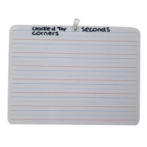 Products: Acrylic Double-sided A4 Whiteboard - SECONDS - Whiteboards NZ