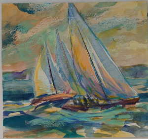artwork: Sailing scene