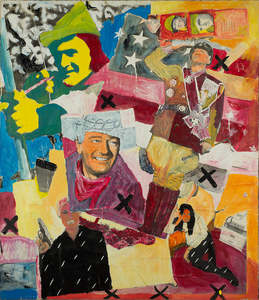 Artworks Sold: Collage with military guy