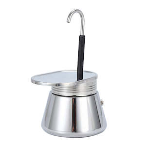 Outdoor Coffee: Outdoor Espresso Maker Stainless Steel Stovetop Camping Coffee Maker – 200ML
