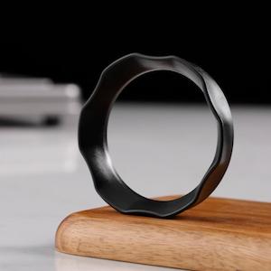 Static-Free ABS Material Dosing Ring 53MM Black